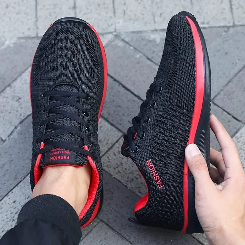 Men's Mesh Running Sneakers Athletic Gym Lightweight Men Causal Shoes 2025 Fashion Breathable Knit Walking Footwear Size 39-46 — image 6
