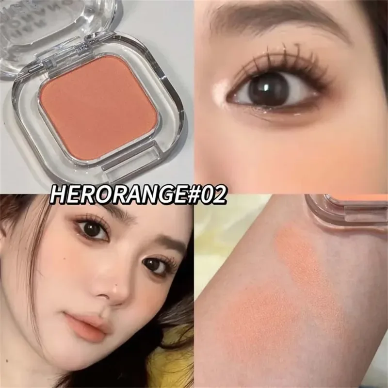 Red Brown Monochrome Eyeshadow Eyeliner Powder Palette Silky Matte Coral Red Lying Silkworm Eyeliner Waterproof Aegyo-sal Makeup — image 15
