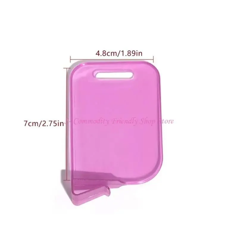 85AE 10Pcs Plastic Trading Card Box Baffle Clip Card Spacer Storage Classification Barrier Plate Clip Storage Partition Board