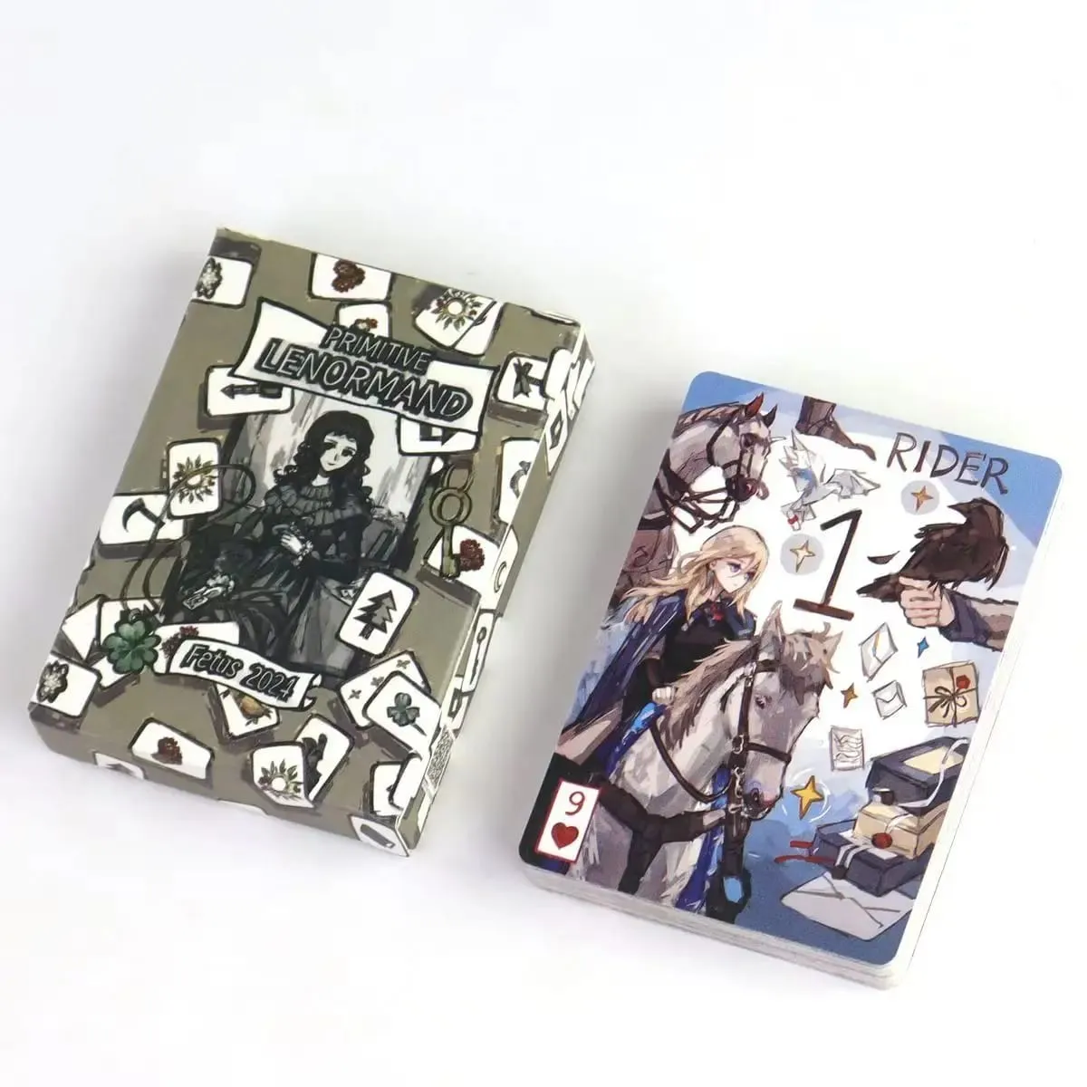 42 pezzi di carte Lenormand per principianti Primitive Lenormand Deck Rana System 9 * 6 cm — image 2