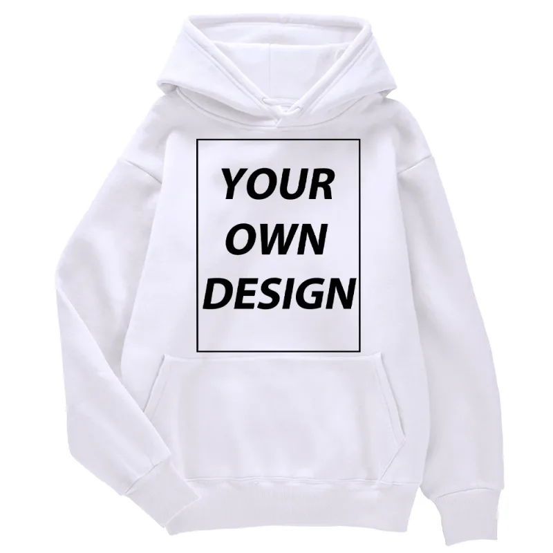 Personalizado diy impressão homem mulher outono inverno hoodies casual clássico pullovers simples confortável streetwear macio quente roupas esportivas — image 8