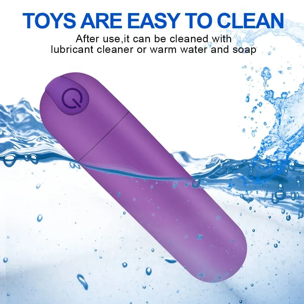 Mini Bullet Vibrator para sa mga Babae Strong Shock Vibrating Nipple Vagina Clitoral Stimulator Thrusting Dildo Sex Toys para sa Mag-asawa 18+ — image 3