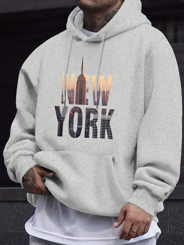 Men's Casual Hooded Sweatshirt - Spring/autumn Style - Youthful & Stylish — image 2