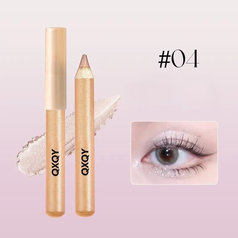 3D Under-Eye Highlighter Pen Waterproof Smudge Long-Lasting Sparkling Silkworm Pen Multi-Use Eye Liner Brightening Eye Makeup