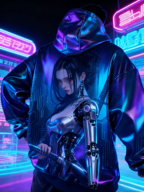 2026 quente anime menina volta padrão moletom casual manga longa com capuz pulôver impressão 3d topo moda oversized hoodies masculinos — image 1