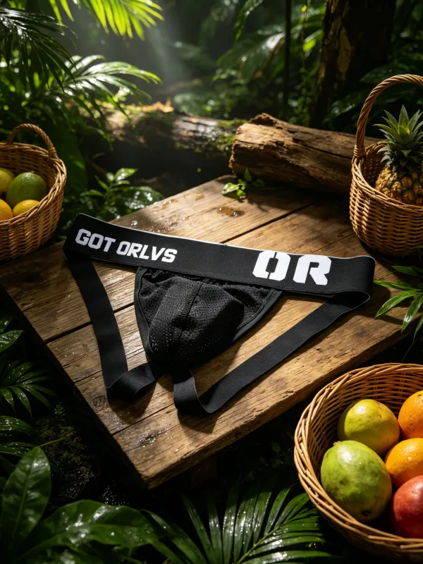 Cueca masculina de malha g string, roupa íntima com letras impressas em contraste, cintura elástica larga, contorno 3d, bolsa em u, material de malha fina sofisticado — image 10