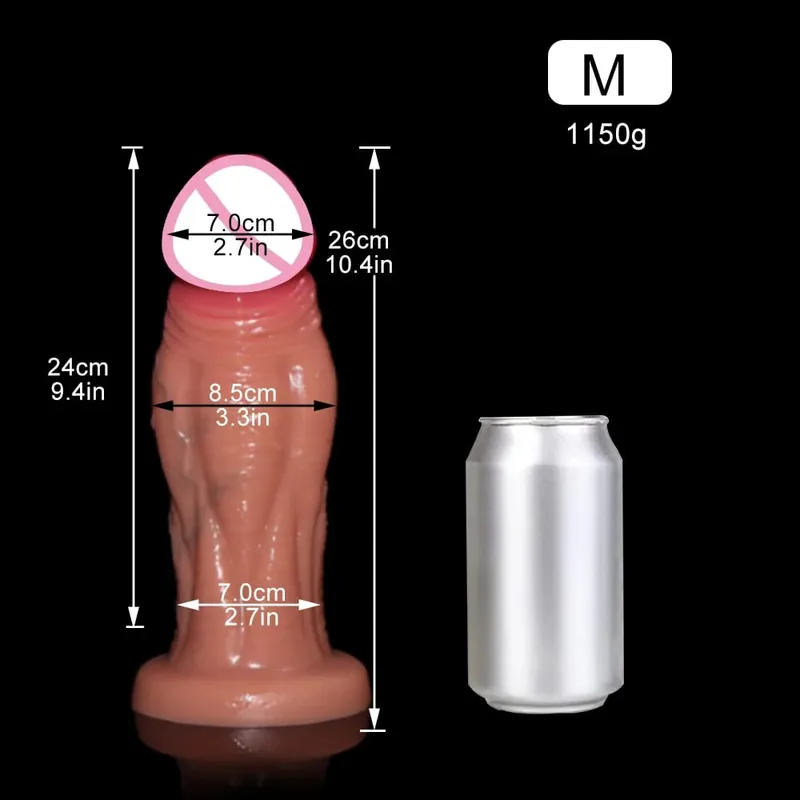 52-97mm Napakalaking Anal Dildos para sa Babae Mga Lalaki Mga Sex Toys Silicone Realistic Dildo Butt Plug Consolador Makapal Dick 18+ Sex Shop Malaking titi — image 9