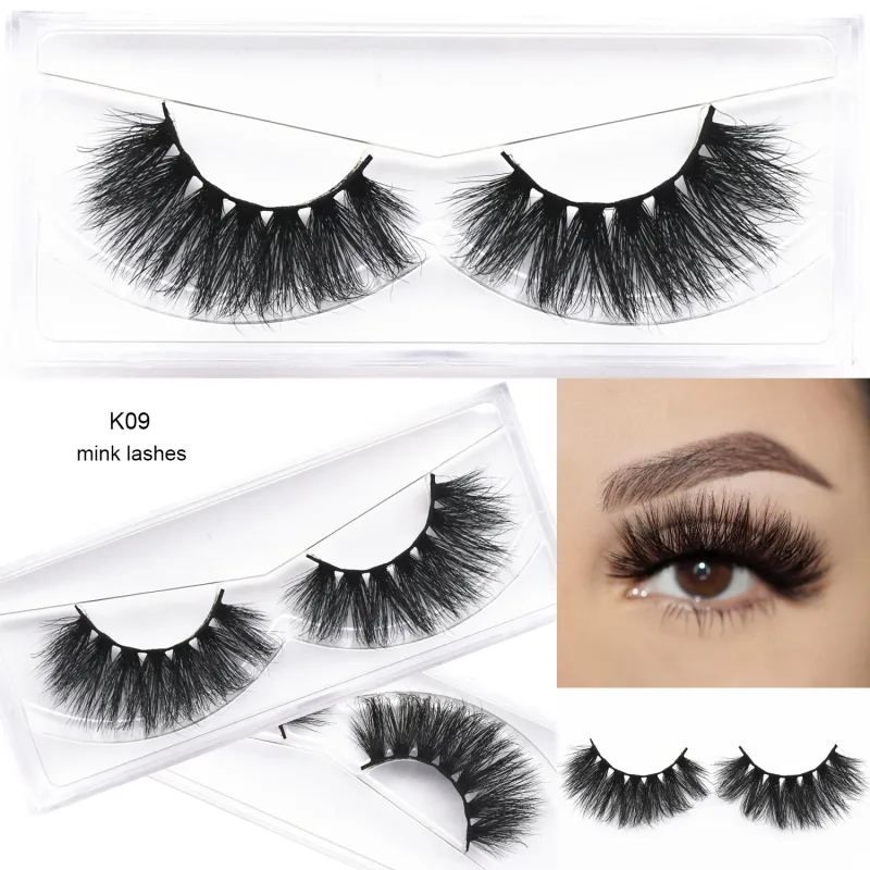 D20 Real Mink Lashes Eyelashes Extension Natural Long Winged Volume Eye Lashes Handmade Mink Fake Eyelash Makeup Lash — image 22