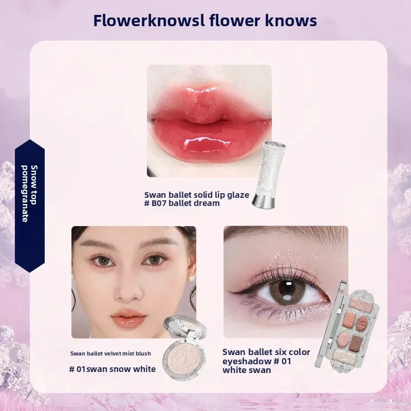 Flowerknows Dárková krabička Makeup Set Little Angel Full Box Glaze Lipsher Shell Šperky Flower Know Dárková sada k narozeninám — image 22