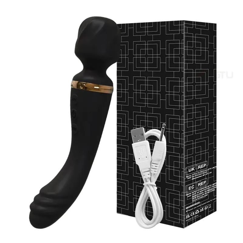 Vibrador varinha av 2 em 1 para mulheres, estimulador de clitóris e ponto g, massageador de mama, masturbador feminino, brinquedo sexual para mulheres — image 8
