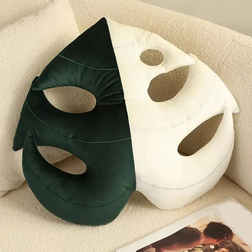 New Cartoon Creative Leaf Back Cushion Home Indoor Decor Adult Pillow Cushion Green Plant Leaf Leaf Cushions — image 7