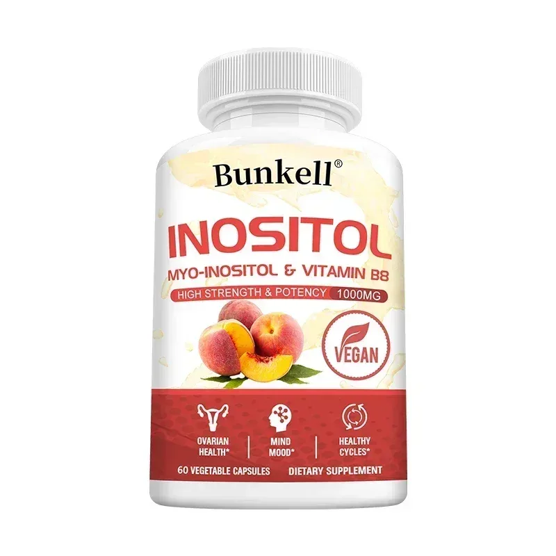 1000mg Inositol Capsules Daily Women’s Wellness Supplement Support Body Balance Metabolism & Mood Relaxation Vegan Non-GMO — image 8