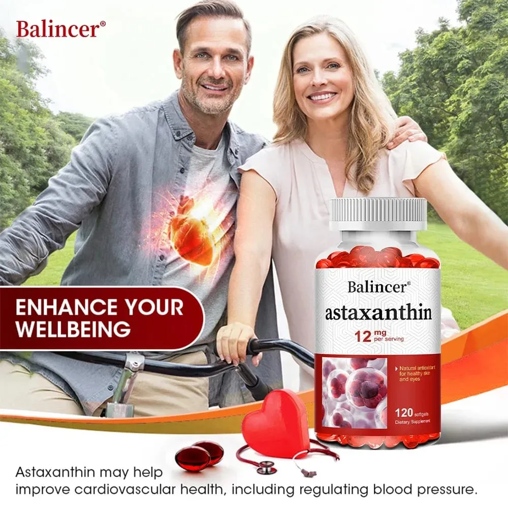 Astaxanthin - Supports Eye Skin Health Antioxidant Suitable for Dietary Support of Joints Brain Immune System and Heart — image 3