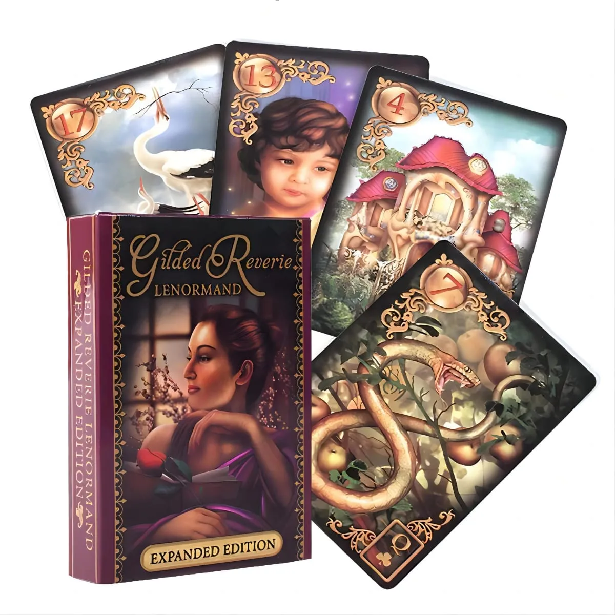 Reverie Lenormand Tarot Deck 47 Cards Fate Divination Tarot Card Board Game — image 1