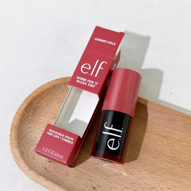 מוצרי טיפוח חמים ELF טרום איפור ג'ל ג'ל פריימר ירוק 75 מ"ל טבעי לא שומני שפתיים ולחיים סומק נוזלי אבקה לשימוש כפול