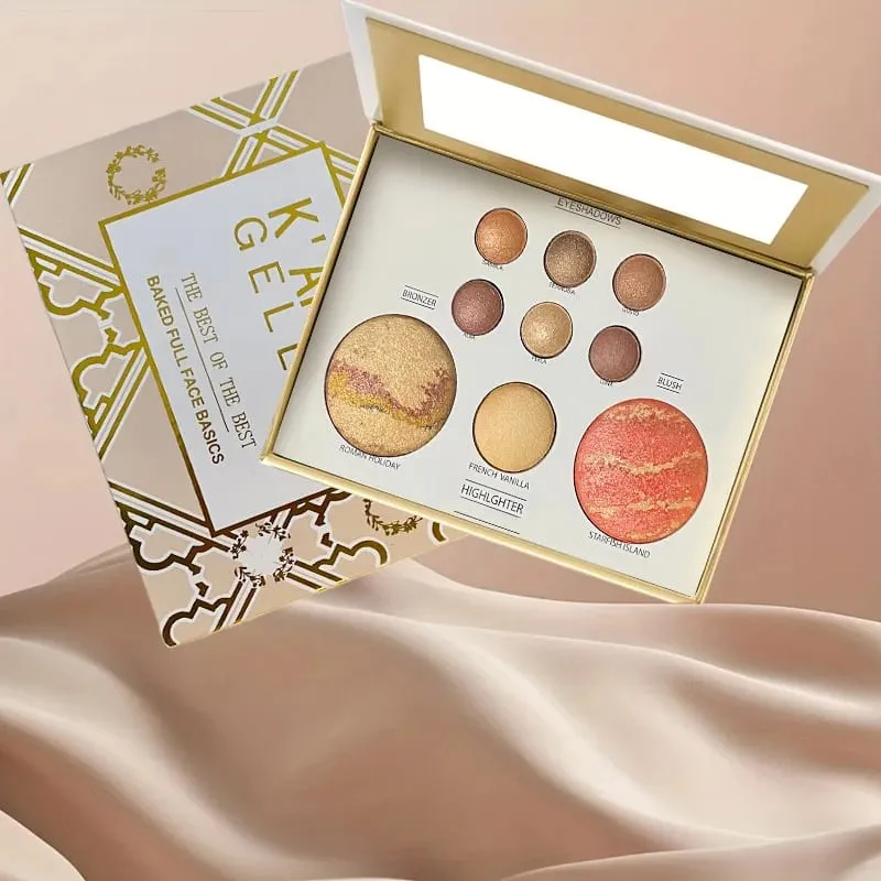 Tuscan Dreams Holiday Baked Starter Kit (4PC) - Fond de teint pour palette de maquillage complet avec pinceaux en édition limitée — image 5