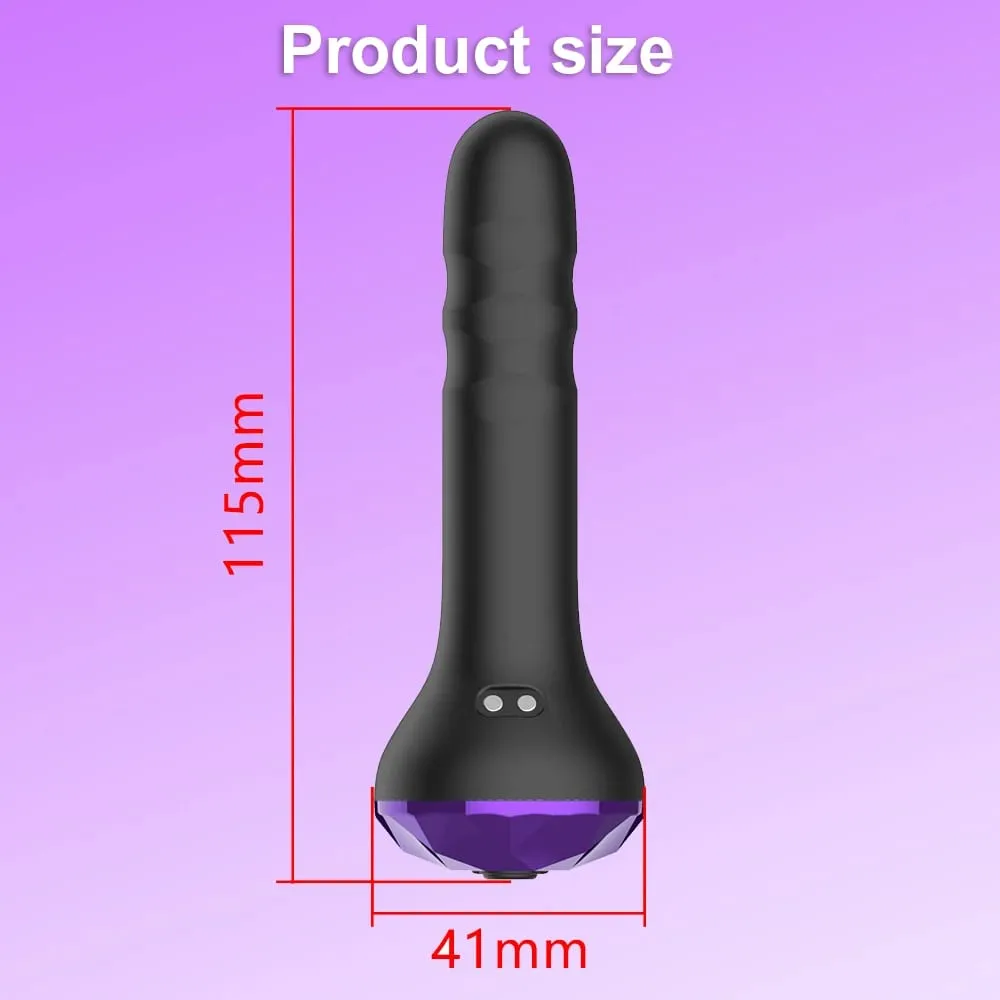 Vibrating Butt Plug Anal Toys Prostate Massager with 10 Vibrating Rotating Beginner-Friendly Anal Plug Sex Toys for Men Women — image 5