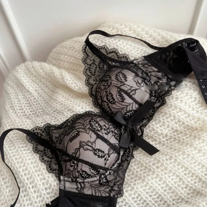 Hot New Wireless Push Up Bra Set Women Small Bust Gather Side Support Anti Sag Sexy Soft Daily Wear Lingerie 32‑38ABC — image 14
