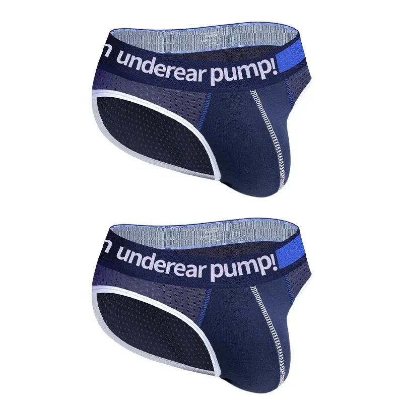 Cueca masculina de malha emagrecedora, cintura baixa, bolsa convexa em u, cintura elástica, respirável, cueca jockstrap colorida — image 28