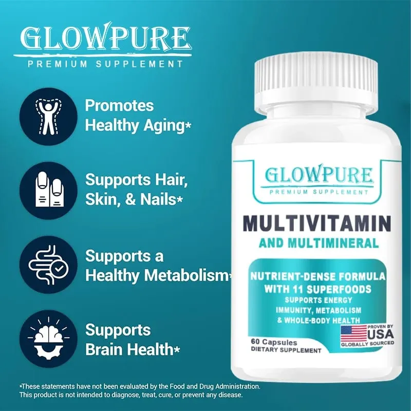 Organic Multivitamin para sa Babae - Buong Pagkain na may B-Complex Vitamin C D3 at K2 para sa Immunity Stress Balat ng Buhok at Kuko — image 3