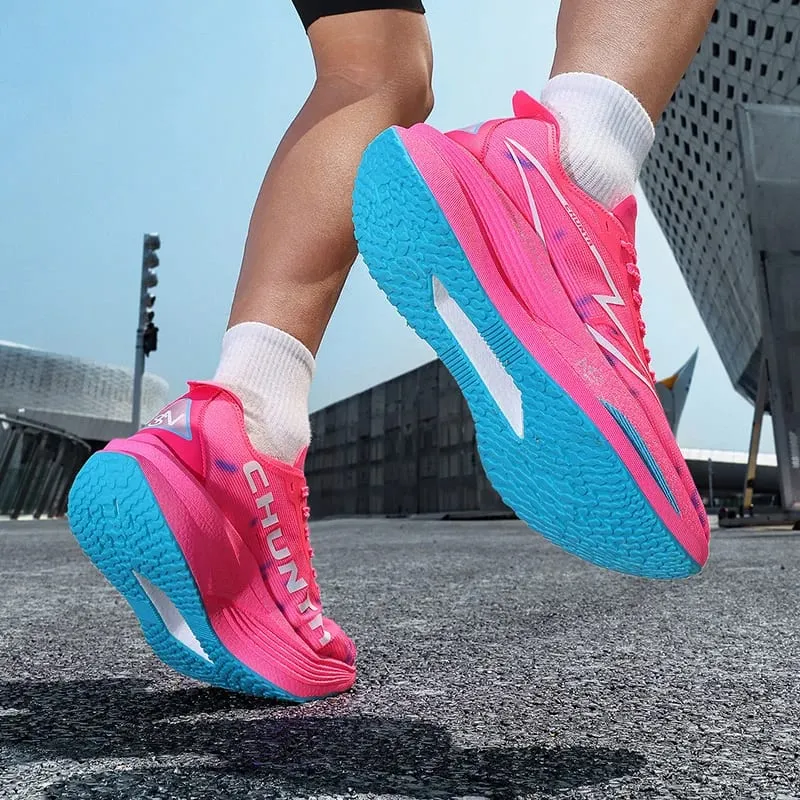 Men Marathon Running Shoes Carbon Plate Outdoor Sports Tenis Breathable Lightweight Woman Comfortable Training Athletic Sneakers — image 6