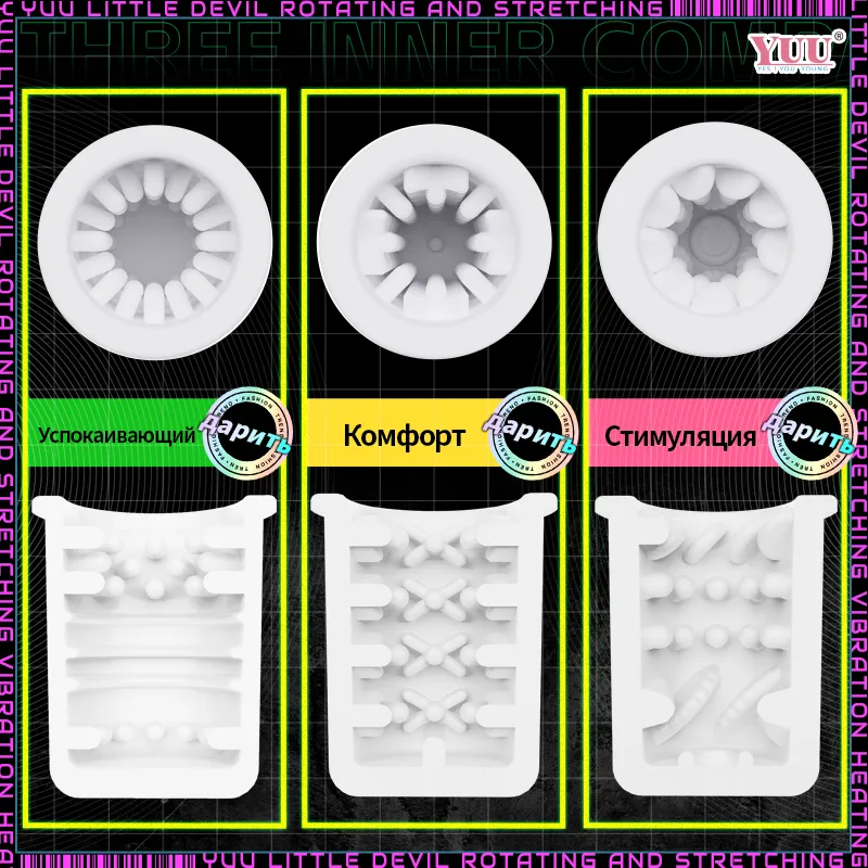 2026Automatic Male Masturbator APP Control Sex Toys for Men Blowjob Sex Machine with 10 Vibrating 9 Thrusting Rotating 3 Sleeves — image 3