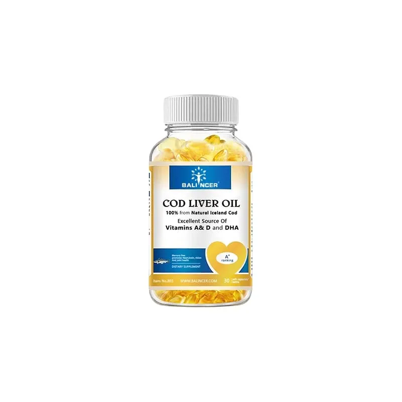 Extra-strength Formula Cod Liver Oil Contains Vitamins A D EPA and DHA Supports Heart Brain Immune Joint and Eye Health