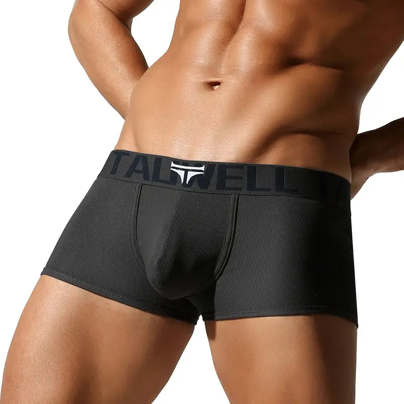 Herrunderkläder, avancerade boxershorts, enfärgad, hög elasticitet, slim fit, andas — image 12