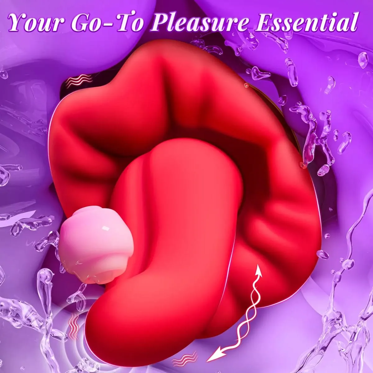 2025 Bagong Swing Tongue Licking Vibrator Thrusting Dildo Nipple Clitoral Stimulator Babae Masturbesyon Oral Sex Tools para sa Babae — image 4