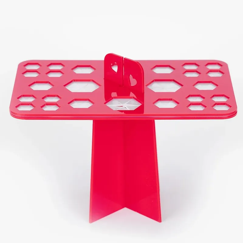 14/26/28 Holes Stand Makeup Brush Organizer Stand Tree Dry Brush Holder Brushes Accessories Comestic Brushes Aside Hang Tool — image 14
