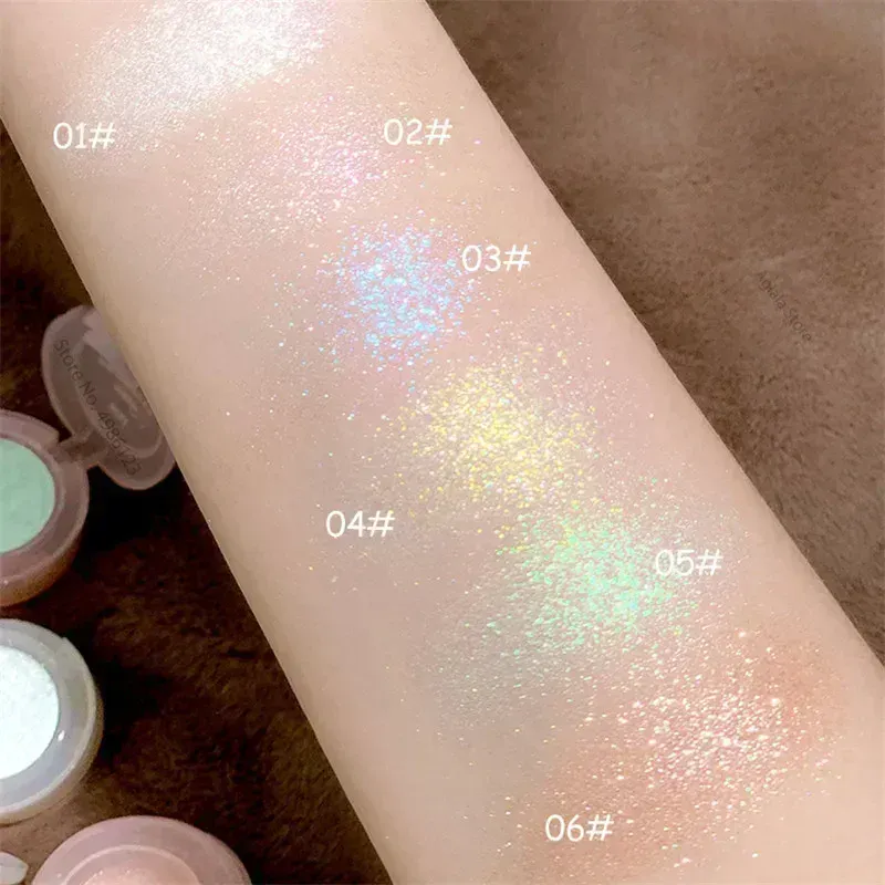 Diamond Glitter Monochrome Eyeshadow Palette Sequins Pearlescent Highlighter Powder Makeup Brighten Shiny Eyes Makeup Cosmetics — image 4