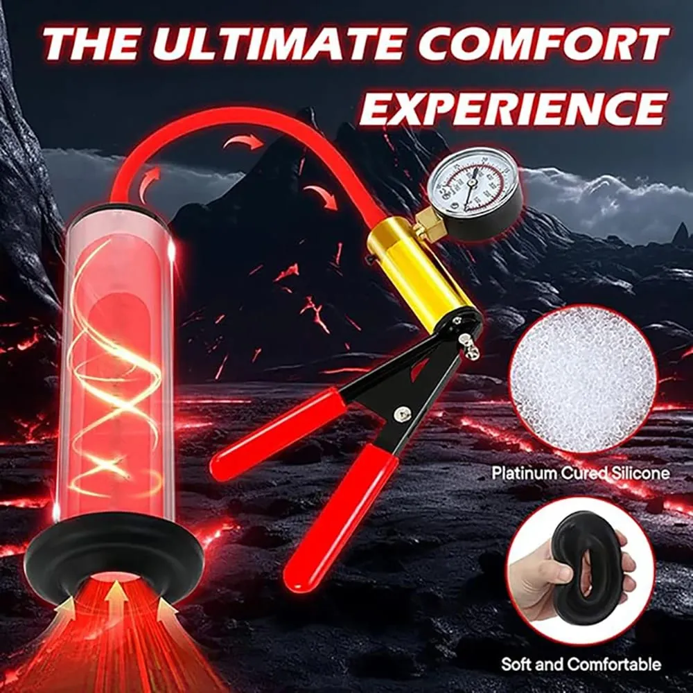Sex Toy for Men Penis Pump Delay Endurance Trainning Reduce Sensitivity Vacuum Penis Extender Intimate Care Sex Adult Goods