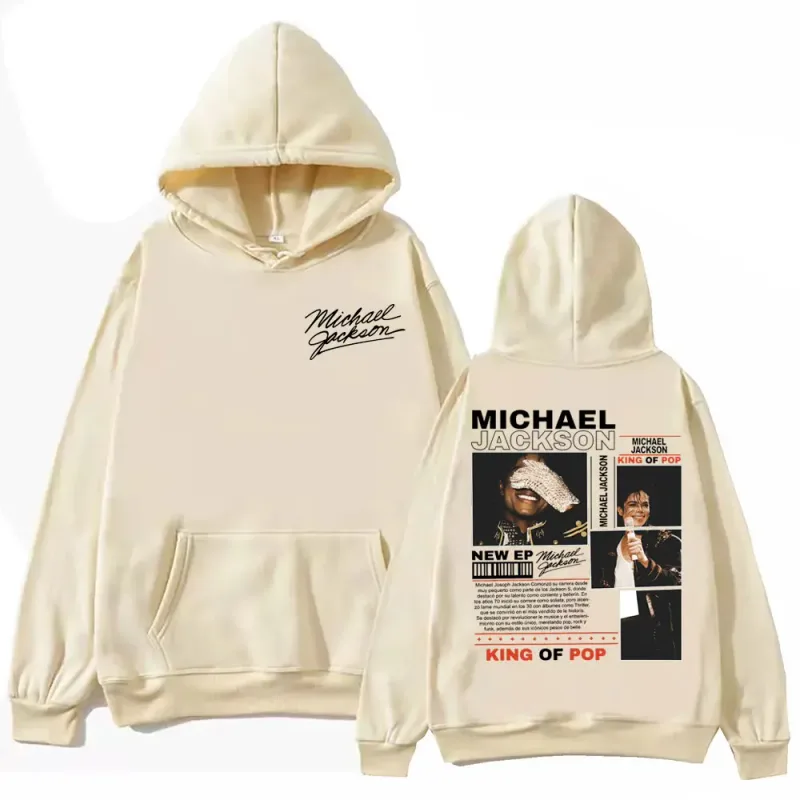 Rock Singer Michael Jackson Merch Hoodies Men Women Fashion Vintage Hooded Sweatshirts High Quality Fleece Oversized Pullovers — image 6