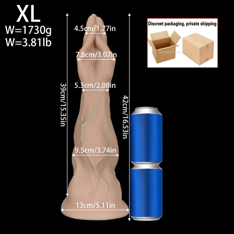 Malaking Silicone Foot Butt Plug Makapal Leg Dildo Malaking Anal Plug Anal Expander Masturbator Anus Dilator Sex Toys Pang-adultong Laruang Sex Shop — image 12