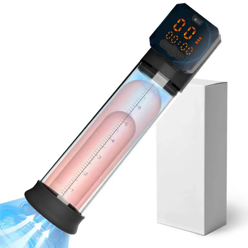 IPX7 Elektrisk penispump Vuxen sexleksaker Dick Enlarger för män Erektion Luft Vatten Extender 4 Träning 3 Sug Man Onani — image 10