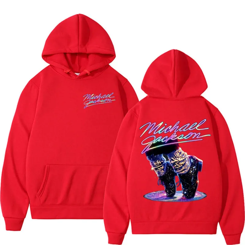 Michael Jackson King of Pop Graphics Hoodies Hip Hop Pop Music Fashion Sweatshirts Men Women Casual Fleece Long Sleeve Pullovers — image 12