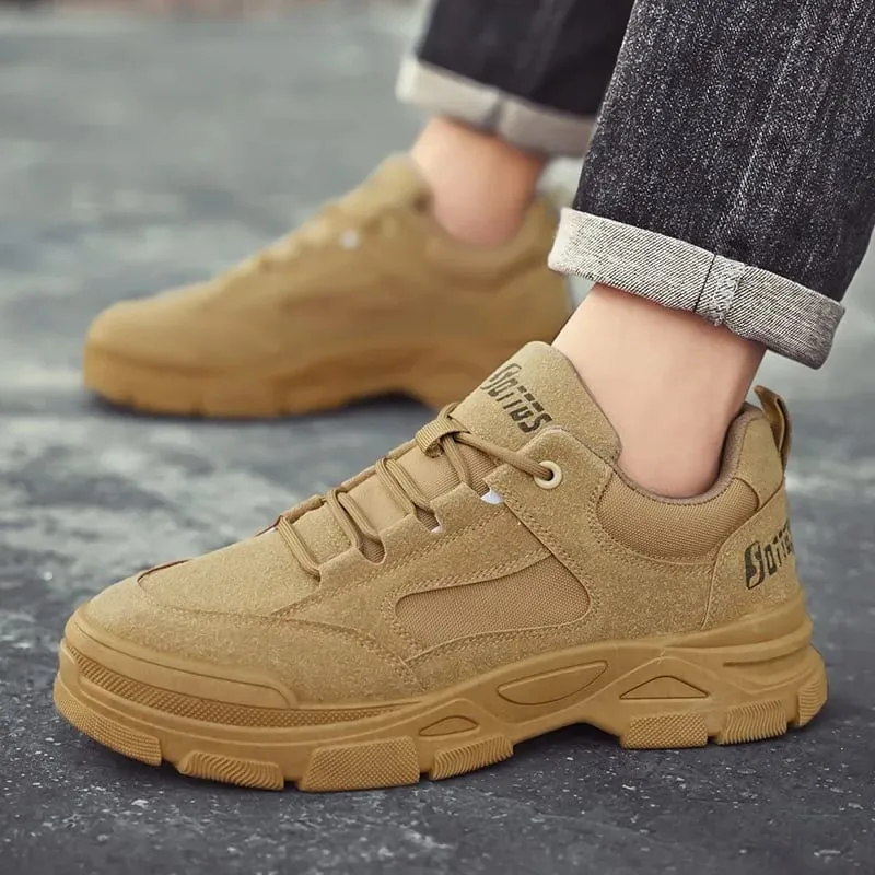 2026 Men's Works Casual Shoes Autumn Winter Breathable Anti-slip Wear Resistant Sneakers Outdoor Men Hiking Sports Shoes Zapatos — image 3