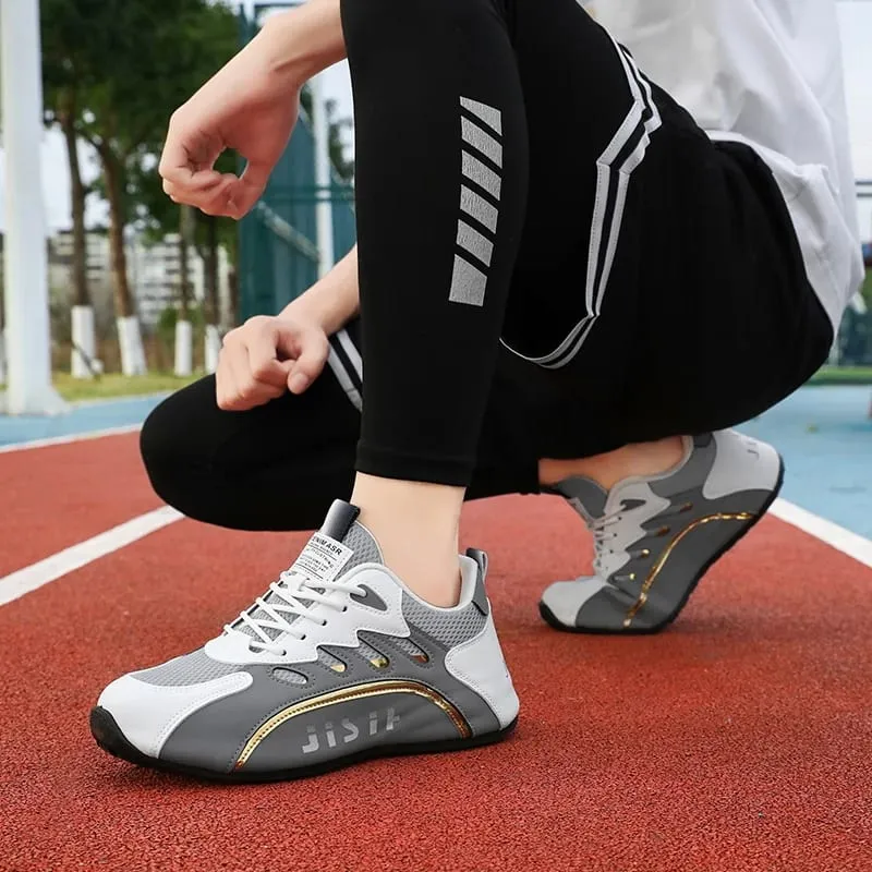 Men's Outdoor Sneakers / 1 Pair Sports Casual Running Shoes Thick Soles / Suitable for Young People Fashion Trends Outdoor Outings Daily Casual Wear — image 4