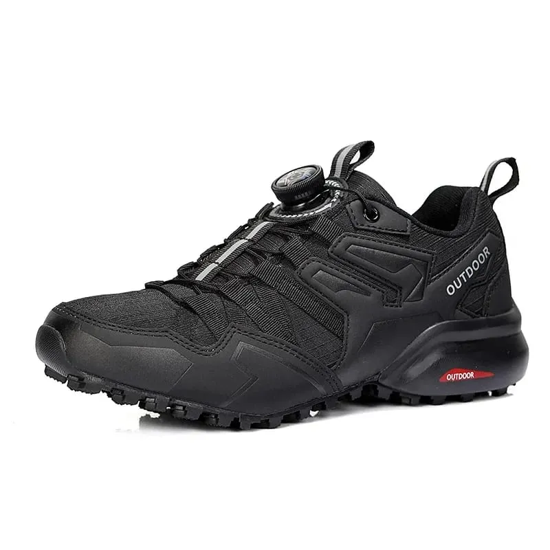 Men's Casual Sports Shoes Size 40-47 Rotating Lace-Up Men's Shoes Outdoor Non-Slip Breathable Comfortable Men's Sports Shoes