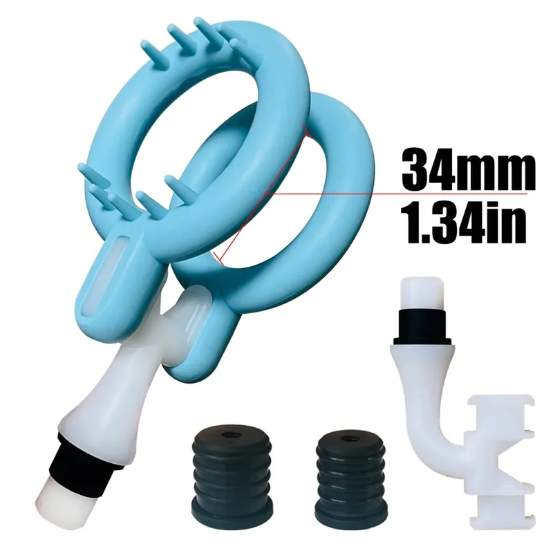 (Se encaixa no eixo de 12-19mm) acessórios de cabeça de pistola de massagem - cabeça de silicone substituível para arma de fáscia acessórios de fitness brinquedo sexual masculino — image 14