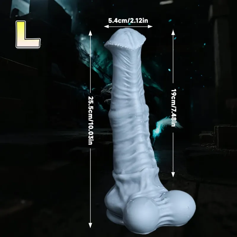 Horse Dildo Sex Toy Monster Silicone Penis Animal Dildos Vaginal Anal Dick Masturbator Butt Plug Cock Women Men Adult Supplies — image 11