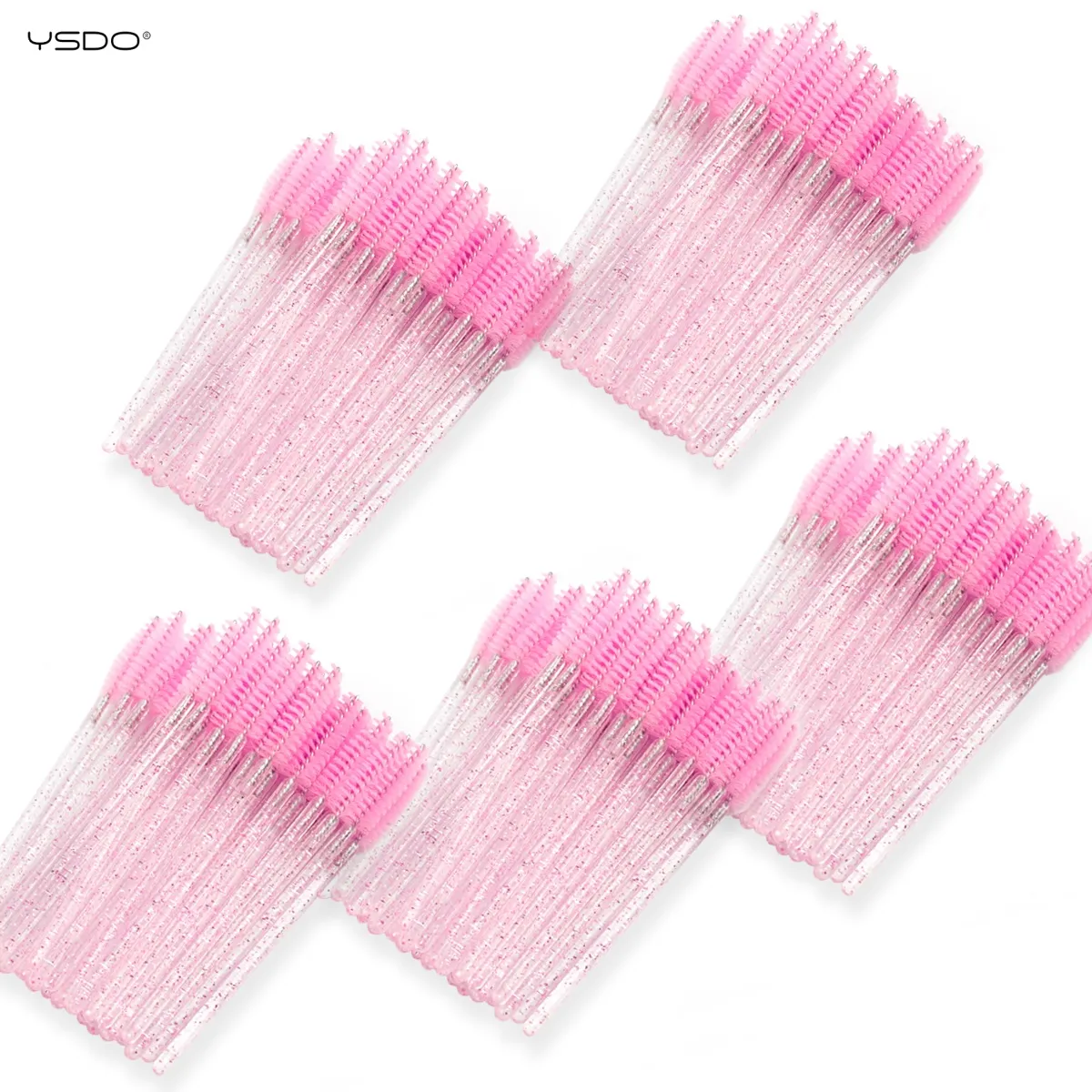 5/25/50pcs Crystal Eyelash Makeup Brushes Professional Eyebrow Extension Brush Eye Lashes Beauty Tool for Makeup Artists — image 3