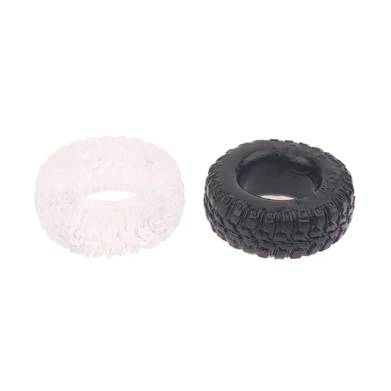 2 PCS/Set Soft Penis Cock Rings Male Delay Ejaculation Testis Scrotum Restraint Adult Games Sex Toys For Men Reusable — image 5