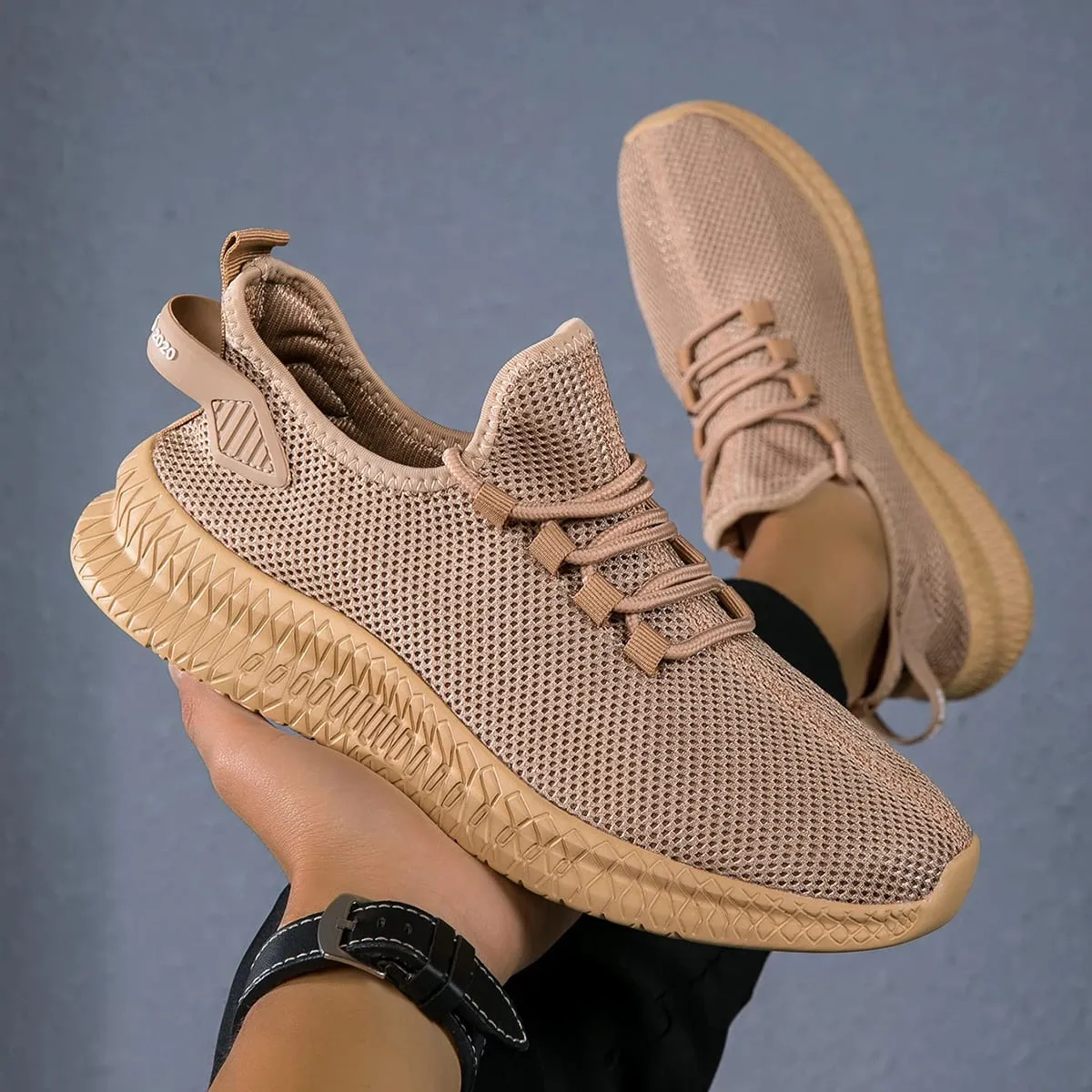 Mens Running Shoes Breathable Lightweight Sports Shoes Anti Slip Comfortable Gym Training Walking Sneakers for Men — image 3