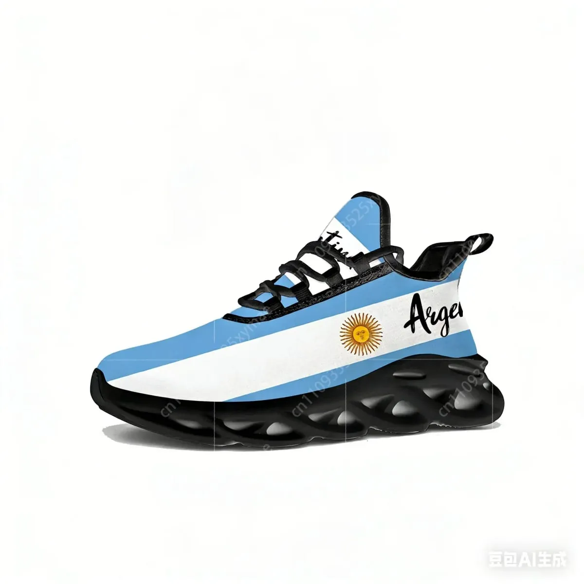Argentine Flag Flats Sneakers Mens Womens Argentina Sports Running High Quality Sneaker Lace Up Mesh Footwear Tailor-made Shoe