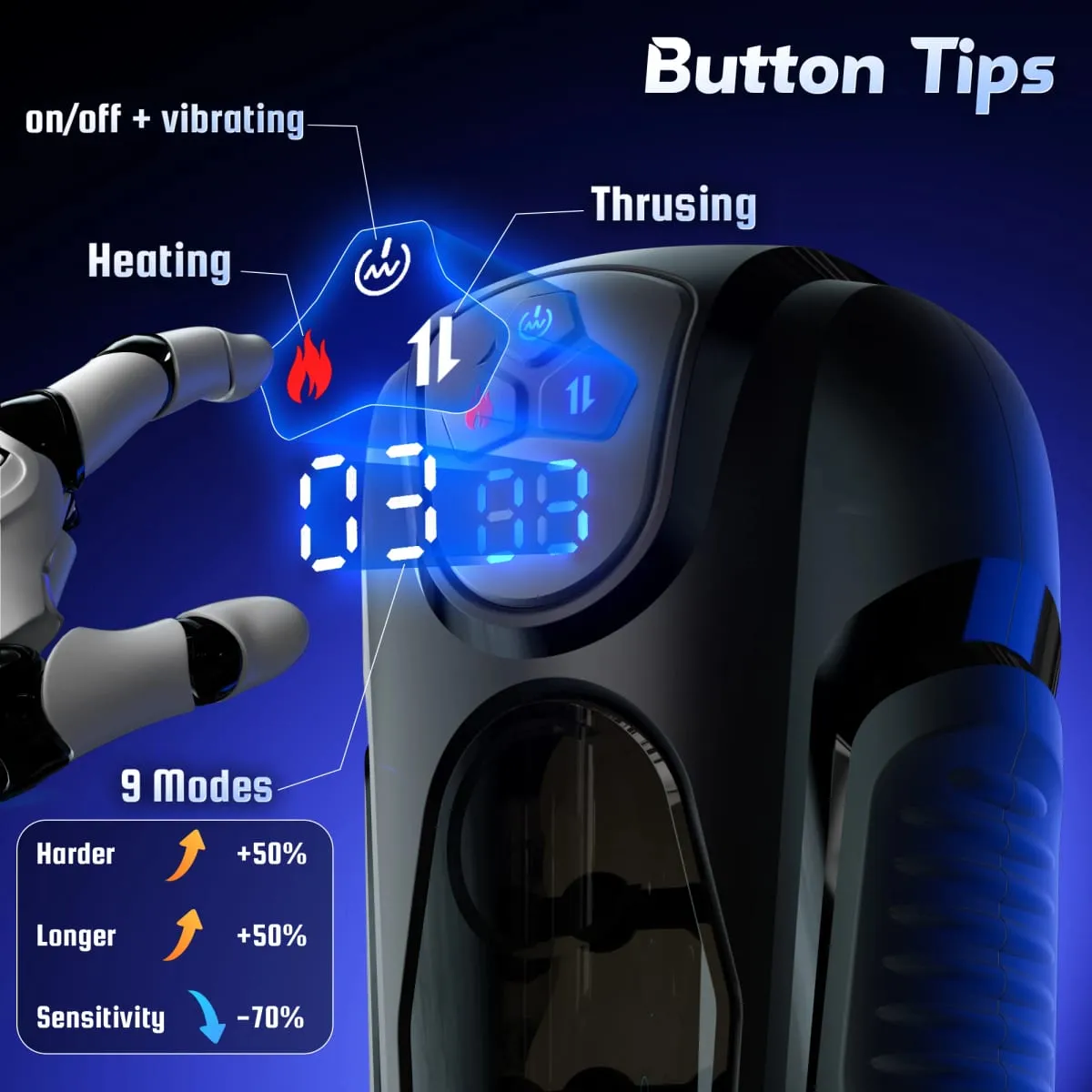 Male Masturbator Automatic Thrusting Vibration Heating Masturbation Cup Pocket Pussy Penis Pump Blowjob Sex Toy for Men