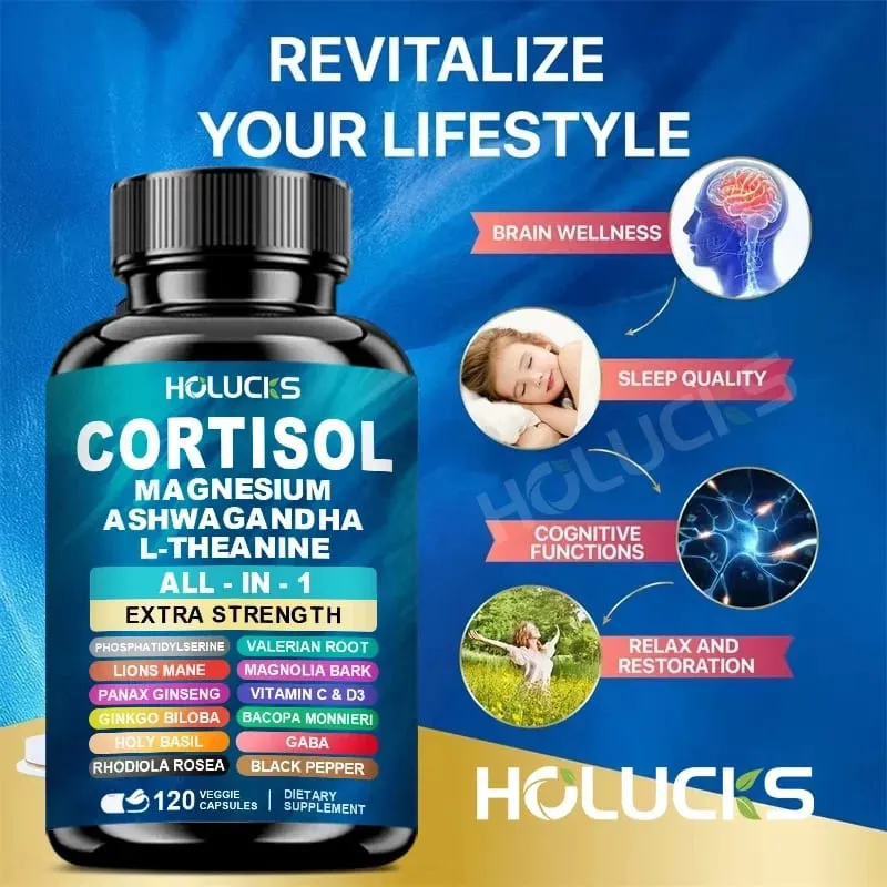 Koop er 1, krijg er 1 gratis! Premium Cortisol-capsules ondersteunen het evenwicht in hormonen, verminderen opvliegers en bevorderen een goede nachtrust. Niet-GMO