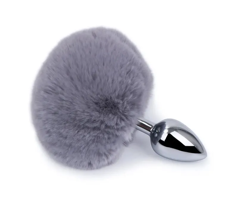 Plush Silicone Rabbit Tail Butt Plug Vibrator Dildo Prostate Massager Sex Toy Men Women Adult Reusable — image 11