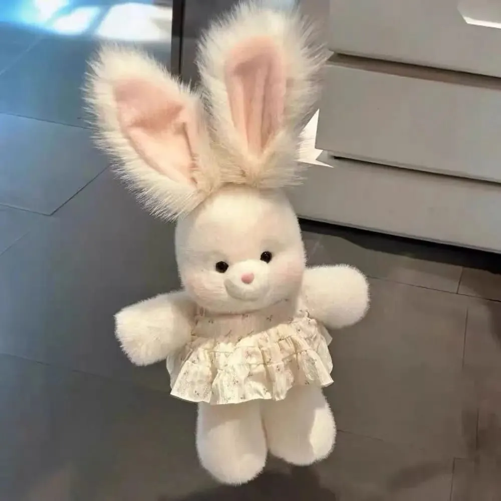Soft Rabbit Stuffed Animal Plush Pillow Emotional Support 17.7inch Stuffed Animals Plush with Long Ear Cute Plush Pillow — image 2