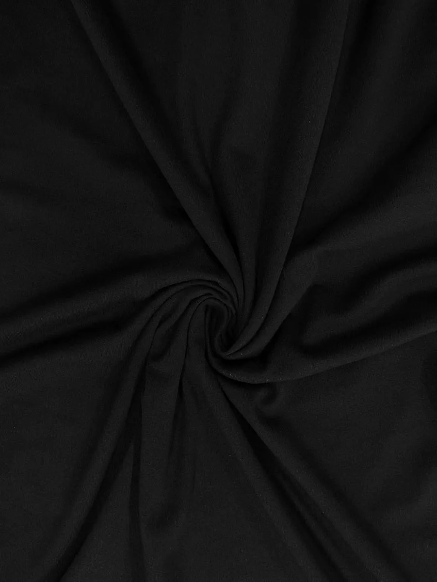 Plus Size Women's Solid Black Maxi Dress Summer Casual Short Sleeve Crew Neck A Line Flowy Long Dress With Pocket Beach dresses — image 5